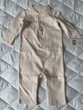 Image of Ralph Lauren Baby Girl All In One Coverall Bodysuit Sleepsuit Pink 6 Months BNWT