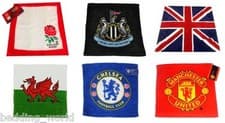 Image of PACK OF 2 FACE CLOTH TOWEL FLANNEL FOOTBALL RUGBY CLUB OFFICIALLY LICENSED GIFTS