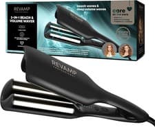 Image of REVAMP 2 in 1 Beach & Volume Professional Hair Waver - Ceramic Waver, Hair Curl