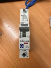 Image of Lewden 40A 1P+N 1 Module C Curve 6kA 30mA Type A RCBO-40/30/1M/CA C40A