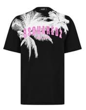 Image of DSQUARED2 Palm Slouch T-shirt Size Large GENUINE RRP £310 #V8