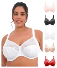 Image of Elomi Morgan Bra Full Cup Side Support Wired Womens Full FigureLingerie 4111
