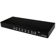Image of Startech 8 Port 1U Rackmount Usb Ps/2 Kvm Switch With Osd Control Up To 8 Usb Or