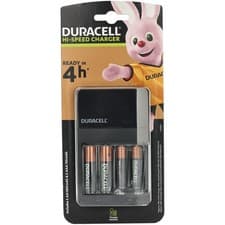 Image of Duracell Battery Charger with 2 AA & 2 AAA Batteries