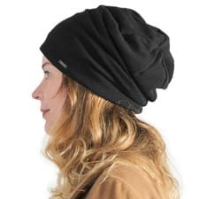 Image of Oversized Women Men Beanies Summer Quick Dry Slouchy Waffle Knit Running