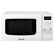 Image of Abode White Digital Microwave 700W 20L with 8 Auto Cook Menus Defrost, AMD2002-M
