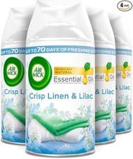 Image of Air Wick Freshmatic Refill 250ml Pack of 4 – Crisp Linen & Lilac Spray