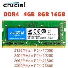 Image of Crucial DDR4 8GB 16GB 32GB 3200 2666 MHz Laptop memory RAM Notebook RAM SO-DIMM