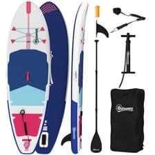 Image of Outsunny Inflatable Stand Up Paddle Board for Adults, Max Load 160KG