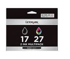 Image of Lexmark Combo Pack 17+27 Print cartridge 1 x black colour cyan magenta Yellow