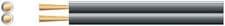 Image of 100m Black Speaker Cable Home HiFi Car Stereo Speaker Wire 3.2 x 6.4mm 52 Strand