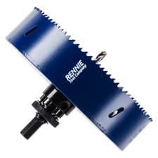 Image of 160mm Hole Saw HSS M35 Cobalt Bi-Metal Cutter Bit With Adapter & Pilot Drill