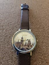 Image of Harry Potter Hogwarts Wristwatch (New Battery/strap Fitted) Vgc