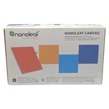 Image of Nanoleaf Canvas Light Squares Expansion Pack - 4 Light Squares Smart Wall Lights