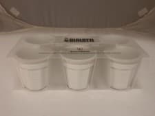 Image of 6 Bialetti Moka White Porcelain Bicchierini Espresso Cups Shot 60ml Coffee Cup