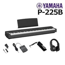Image of YAMAHA Digital Piano P-225 88-Key w/HP Pedal Black CFX Sound | US Duty Paid