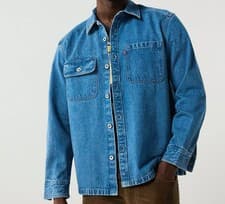 Image of Levi's Truckee Long Sleeve Denim Overshirt Blue