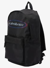 Image of QUIKSILVER THE POSTER LOGO MEDIUM BACKPACK JET BLACK AQYBP03175 KTC0 RRP £35