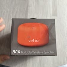 Image of VEHO MX Portable Wireless Speaker 12-Hours Battery, Orange, New-Opened!