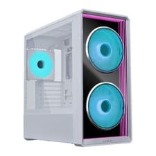Image of Lian Li LANCOOL 217 INF, White, Mid Tower, 3x RGB Fans, Reverse Connection, EEB