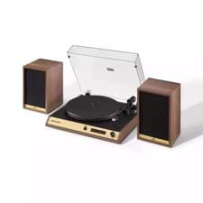 Image of CROSLEY: C72 SHELF SYSTEM (WALNUT) - Turntable
