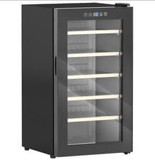 Image of HOMCOM 41 Bottle Wine Fridge, 91 Litre Capacity, 45cm Freestanding Wine...