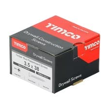Image of Timco Drywall Screws Coarse Thread - Black - Box of 200