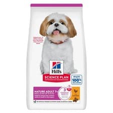 Image of Hills Science Plan Mature Adult 7+ Small & Mini Dry Dog Food (Chicken) All Packs