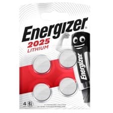 Image of Energizer CR2025 3V Lithium Coin Cell Battery BR2025 DL2025 Pack of 4 Batteries