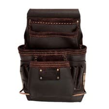 Image of WorkGearUK Oiled Leather 10 Pocket Tool Pouch - WG-PX23