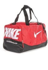 Image of NIKE TEAM TRAINING MAX AIR DUFFEL Red/Blk/Gray BA4915657 NEW W/O TAGS