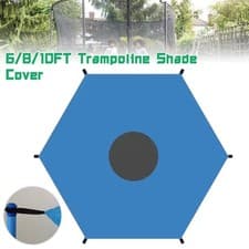 Image of 6/8/10ft Trampoline Waterproof Cover Trampoline Shade Cover Accessories