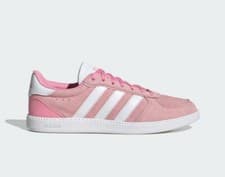 Image of Adidas originals Women's BREAKNET SLEEK Sneakers Bliss Pink / Cloud White JH6894
