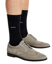 Image of HUGO BOSS | Mens Black Plain Solid No Pattern Socks | One Size UK 6-11 EU 40-46