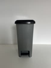 Image of Durable 20 Litres Plastic Slim Pedal Bin Home Kitchen  Bathroom Office