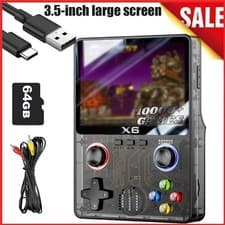 Image of Retro Handheld Games Console 6000 Games IPS Screen With 3.5-Inch Dual Joystick