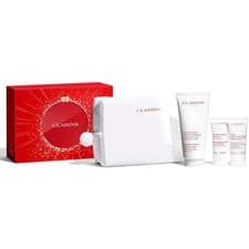 Image of CLARINS BODY CARE SET: RICH BODY LOTION 200ML + HAND AND NAIL TREATMENT CREAM 30