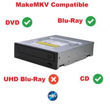 Image of Makemkv Pioneer BDR-207DBK Blu-ray Writer