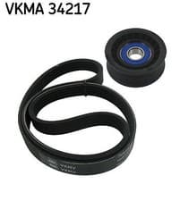 Image of V-Ribbed Belt Set SKF VKMA 34217 Fits Ford B-Max C-Max Fiesta Focus Grand C-Max