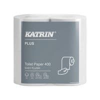 Image of Katrin Plus Toilet Roll Easy Flush 2-Ply 400 Sheet (Pack of 20) 82506