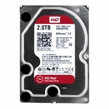 Image of WD20EFRX Western Digital Red 2TB Hard Drive - 3.5" 5400 RPM SATA