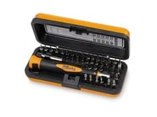 Image of Beta 012560100 Bi-material Micro-screwdriver /w 36 4mm Hex Bits & Extension