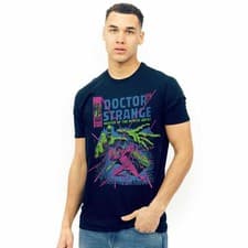 Image of Marvel Mens T-shirt Doctor Strange Master of the Mystic Arts Navy S-XXL Official