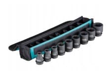 Image of 0088381549103 MAKITA IMPACT SOCKET SET 1/2" 9pcs 10-27mm >>>E-1661