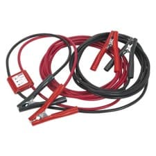 Image of Sealey Booster Cables 7Mtr 450Amp 12/24V Electronics Protection Booster Cables