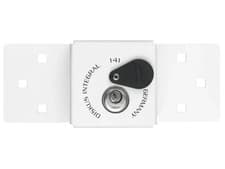 Image of ABUS Integral Van Lock White 141/200 + 26/70 with 70mm Series 26 Diskus Padlock