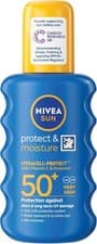 Image of NIVEA SUN Protect & Moisture Sun Spray SPF 50+ (200ml), Moisturising Suncream UK
