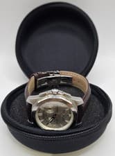 Image of Tissot 1853 PRC100 Chronograph Men's Watch P862/962 White Face Brown Strap