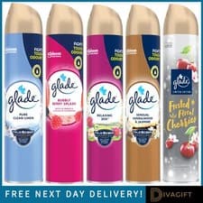 Image of GLADE AEROSOL AIR FRESHENER SELECT VARIOUS SCENTS FIGHT TOUGH ODOURS FRESH 300ML