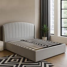 Image of Isabelle Upholstered Ottoman Storage Gas Lift Bed